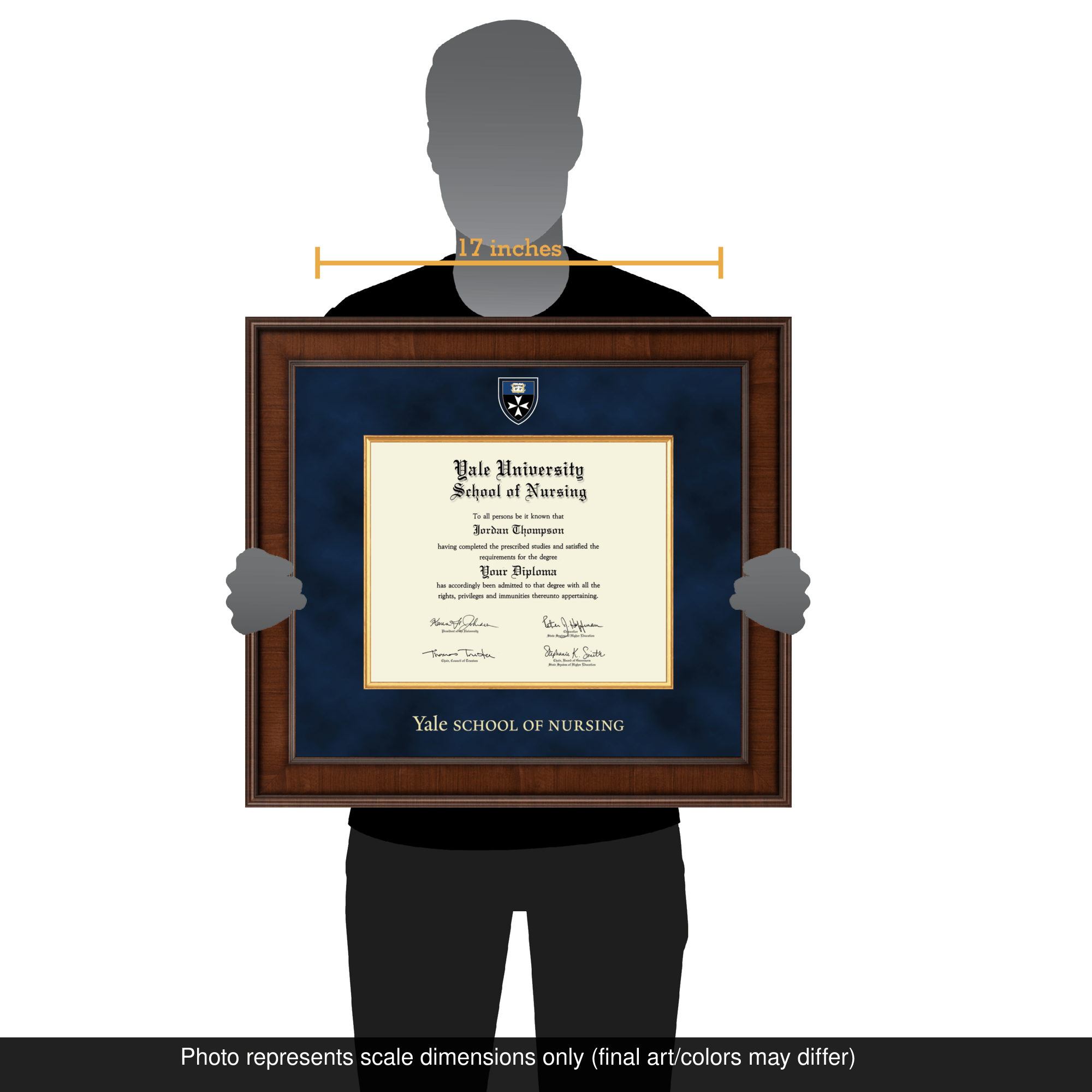 Presidential Masterpiece Diploma Frame in Madison Yale University