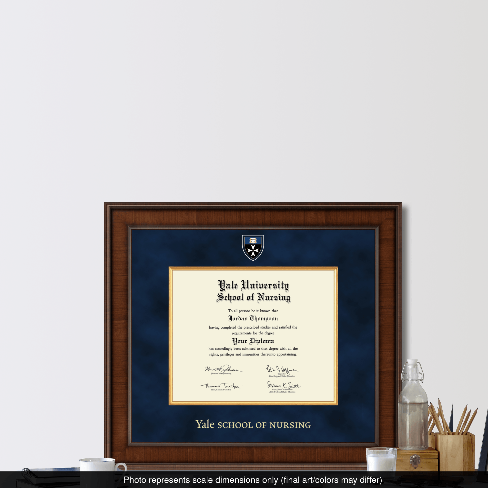 Presidential Masterpiece Diploma Frame in Madison Yale University