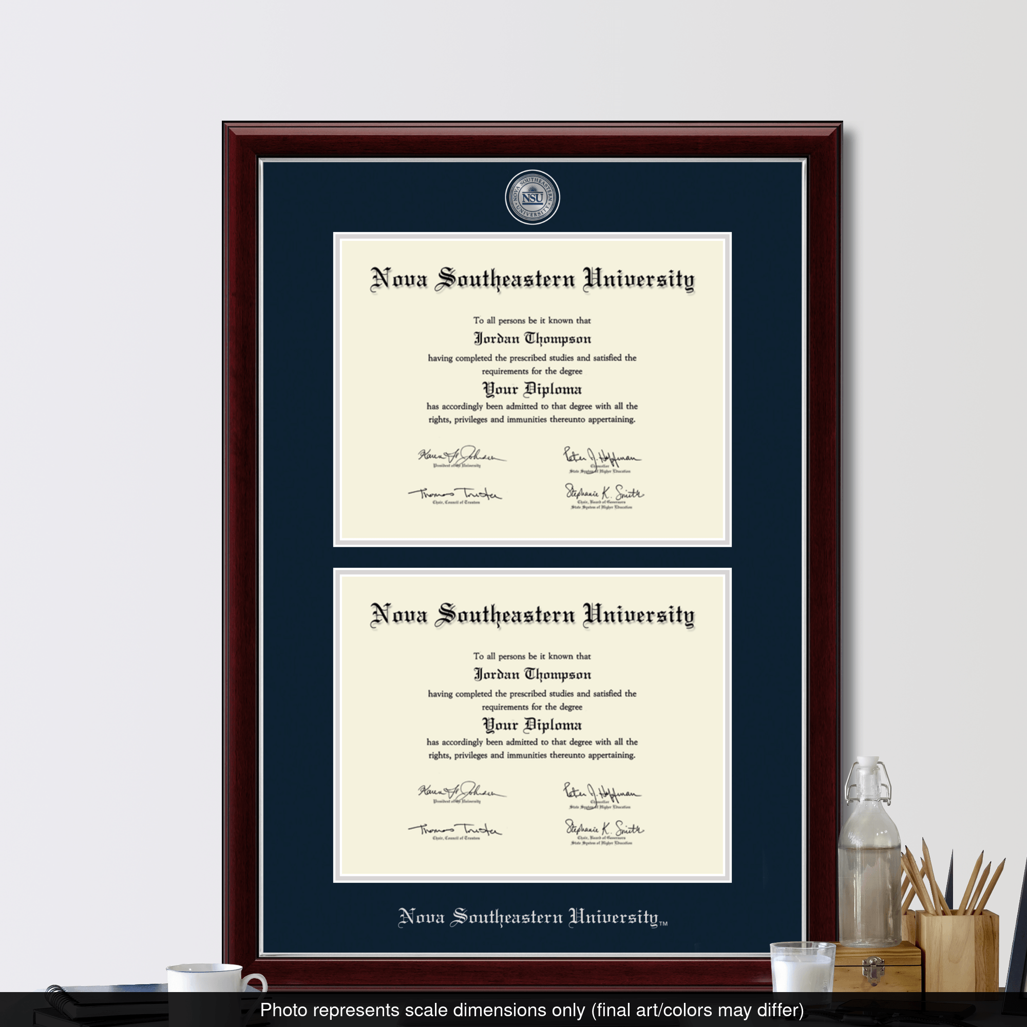 コレクション diploma Regal Edition Diploma Frame in Noir University of North Texas