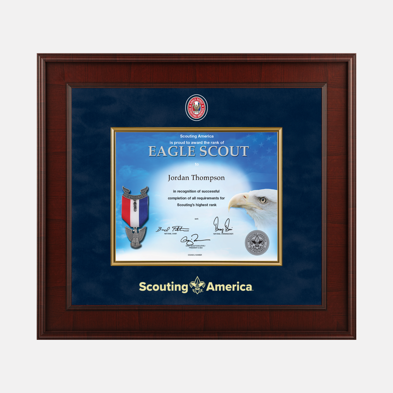 Frame For Scouting Eagle Scout Award Frame