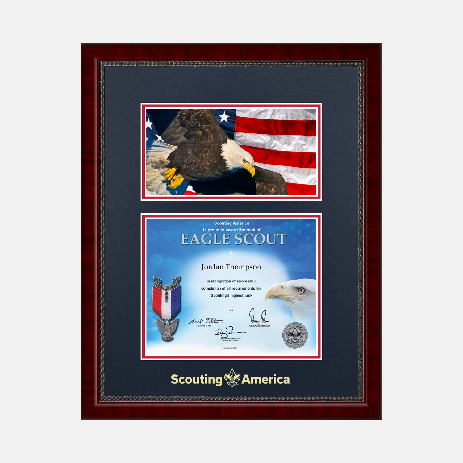 Frame For Scouting Eagle Scout Award Frame