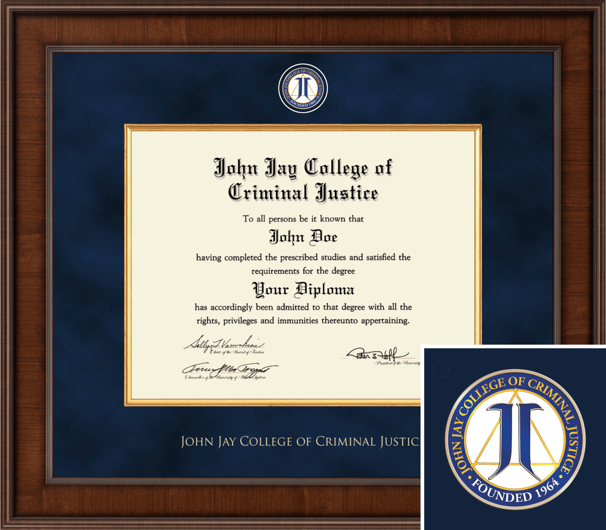 コレクション diploma Presidential Masterpiece Diploma Frame in Madison John Jay College